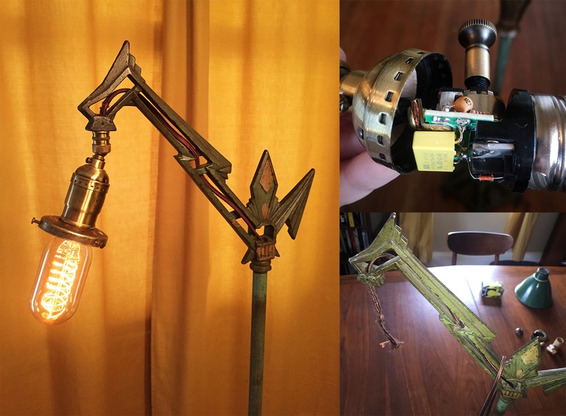 DIY fixed vintage lamp